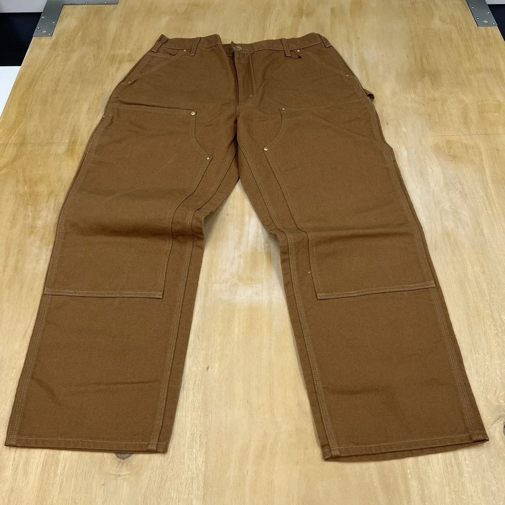 Carhartt (Actual Size 36x30) Baggy Fit Vintage Y2K USA Pants Double Front Canvas